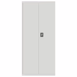 vidaXL File Cabinet Storage Cabinet Office Filing Cabinet Storage Unit Steel - light grey, 90 x 40 x 240 cm - Additional view 7