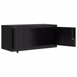 vidaXL File Cabinet Storage Cabinet Office Filing Cabinet Storage Unit Steel - black, 90 x 40 x 240 cm - Additional view 6