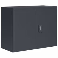 vidaXL File Cabinet Storage Cabinet Office Filing Cabinet Storage Unit Steel - anthracite, 90 x 40 x 110 cm - Additional view 6