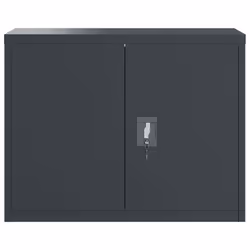 vidaXL File Cabinet Storage Cabinet Office Filing Cabinet Storage Unit Steel - anthracite, 90 x 40 x 110 cm - Additional view 7
