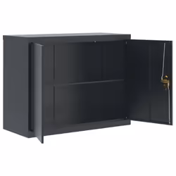 vidaXL File Cabinet Storage Cabinet Office Filing Cabinet Storage Unit Steel - anthracite, 90 x 40 x 110 cm - Additional view 8
