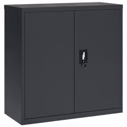 vidaXL File Cabinet Storage Cabinet Office Filing Cabinet Storage Unit Steel - anthracite, 90 x 40 x 130 cm - Additional view 7