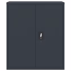 vidaXL File Cabinet Storage Cabinet Office Filing Cabinet Storage Unit Steel - anthracite, 90 x 40 x 145 cm - Additional view 7