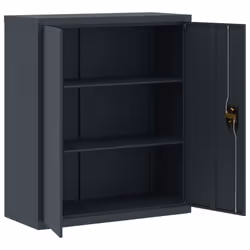 vidaXL File Cabinet Storage Cabinet Office Filing Cabinet Storage Unit Steel - anthracite, 90 x 40 x 145 cm - Additional view 8