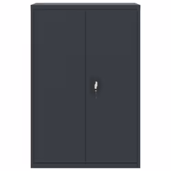 vidaXL File Cabinet Storage Cabinet Office Filing Cabinet Storage Unit Steel - anthracite, 90 x 40 x 180 cm - Additional view 7