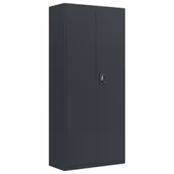 vidaXL File Cabinet Storage Cabinet Office Filing Cabinet Storage Unit Steel - anthracite, 90 x 40 x 240 cm - Additional view 3