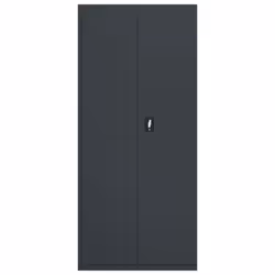 vidaXL File Cabinet Storage Cabinet Office Filing Cabinet Storage Unit Steel - anthracite, 90 x 40 x 240 cm - Additional view 4