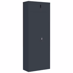 vidaXL File Cabinet Storage Cabinet Office Filing Cabinet Storage Unit Steel - anthracite, 90 x 40 x 240 cm - Additional view 6