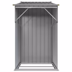 vidaXL Garden Shed Metal Shed Outdoor Storage Shed Anthracite Galvanised Steel - grey, 277 x 93 x 179 cm - Additional view 6