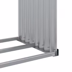 vidaXL Log Holder Firewood Rack Log Stand Wood Storage Green Galvanised Steel - Additional view 7