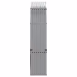 vidaXL Log Holder Firewood Rack Log Wood Storage Light Grey Galvanised Steel - Additional view 4