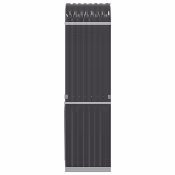 vidaXL Log Holder Firewood Rack Log Wood Storage Anthracite Galvanised Steel - Additional view 4