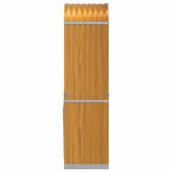 vidaXL Log Holder Firewood Rack Log Wood Storage Light Brown Galvanised Steel - Additional view 4