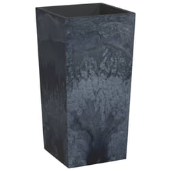 vidaXL Planter with Removable Inner Raised Bed Plant Pot PP Concrete Look - anthracite, 49 l