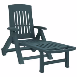 VidaXL 364697, Lounge, Padded seat, Polypropylene (PP), Green, 110 kg, 56 cm