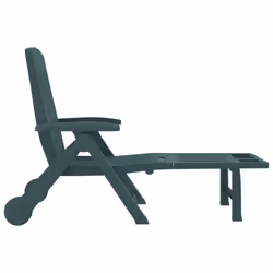 VidaXL 364697 outdoor chair Lounge Padded seat Polypropylene (PP) Green - Additional view 4