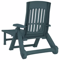 VidaXL 364697 outdoor chair Lounge Padded seat Polypropylene (PP) Green - Additional view 5
