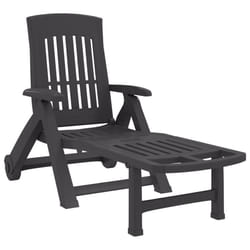 VidaXL 364698 outdoor chair Lounge Padded seat Polypropylene (PP) Anthracite