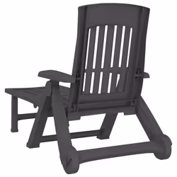 VidaXL 364698 outdoor chair Lounge Padded seat Polypropylene (PP) Anthracite - Additional view 5