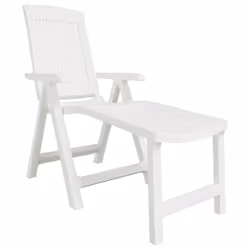 VidaXL 364705, Terrace, Padded seat, Plastic, White, 100 kg, 42 cm
