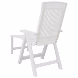 VidaXL 364705 outdoor chair Terrace Padded seat Plastic White - Additional view 5