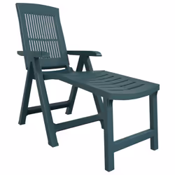 VidaXL 364706, Terrace, Padded seat, Plastic, Green, 100 kg, 42 cm