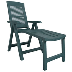 VidaXL 364706 outdoor chair Terrace Padded seat Plastic Green