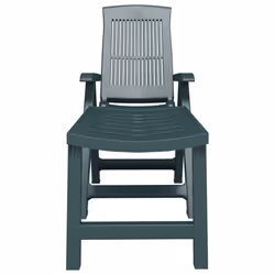 VidaXL 364706 outdoor chair Terrace Padded seat Plastic Green