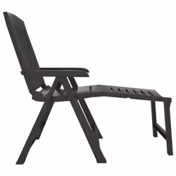 VidaXL 364707 outdoor chair Terrace Padded seat Plastic Anthracite - Additional view 4