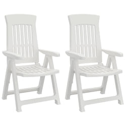 VidaXL 364710 outdoor chair Terrace Polypropylene (PP) White