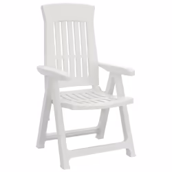 VidaXL 364710 outdoor chair Terrace Polypropylene (PP) White