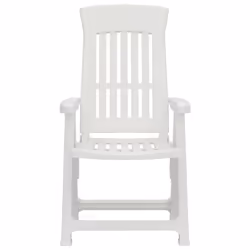 VidaXL 364710 outdoor chair Terrace Polypropylene (PP) White - Additional view 4