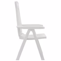 VidaXL 364710 outdoor chair Terrace Polypropylene (PP) White - Additional view 5