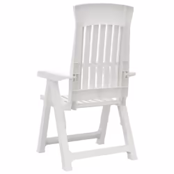 VidaXL 364710 outdoor chair Terrace Polypropylene (PP) White - Additional view 6