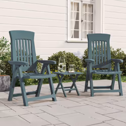 VidaXL 364711 outdoor chair Terrace Polypropylene (PP) Green