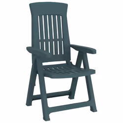 VidaXL 364711 outdoor chair Terrace Polypropylene (PP) Green