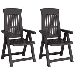 VidaXL 364712 outdoor chair Terrace Polypropylene (PP) Anthracite