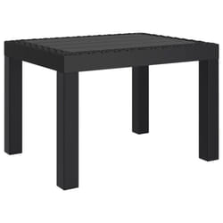 vidaXL Garden Table Outdoor Dining Table Patio Picnic Coffee Dinner Table PP - anthracite