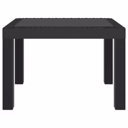 vidaXL Garden Table Outdoor Dining Table Patio Picnic Coffee Dinner Table PP - anthracite