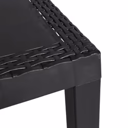vidaXL Garden Table Outdoor Dining Table Patio Picnic Coffee Dinner Table PP - anthracite - Additional view 5
