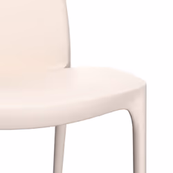 VidaXL 364733 outdoor chair Terrace Polypropylene (PP) Cream - Additional view 7