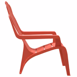 VidaXL 364738 outdoor chair Terrace Polypropylene (PP) Red - Additional view 5