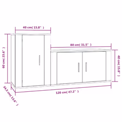 VidaXL 3188467 TV cabinet/entertainment centre - Additional view 8