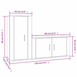 VidaXL 3188470 TV cabinet/entertainment centre - Additional view 7