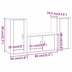 VidaXL 3188526 TV cabinet/entertainment centre - Additional view 8