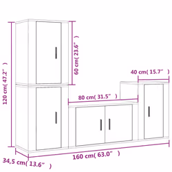 VidaXL 3188611 TV cabinet/entertainment centre - Additional view 7