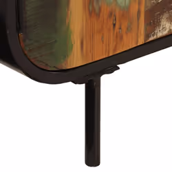 vidaXL Sideboard Storage Cupboard Side Cabinet Solid Wood Reclaimed and Metal - Additional view 5