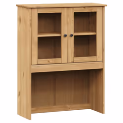 vidaXL Highboard Sideboard Side Cabinet Storage Cabinet VIGO Solid Wood Pine - brown - Additional view 7