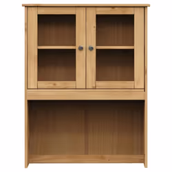 vidaXL Highboard Sideboard Side Cabinet Storage Cabinet VIGO Solid Wood Pine - brown - Additional view 8