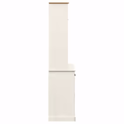 vidaXL Highboard Sideboard Side Cabinet Storage Cabinet VIGO Solid Wood Pine - white, with 2 doors - Additional view 5